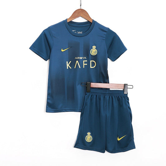 Al Nassr FC 23-24 Kids [Away Kit] (Comes with Shirt + Shorts)