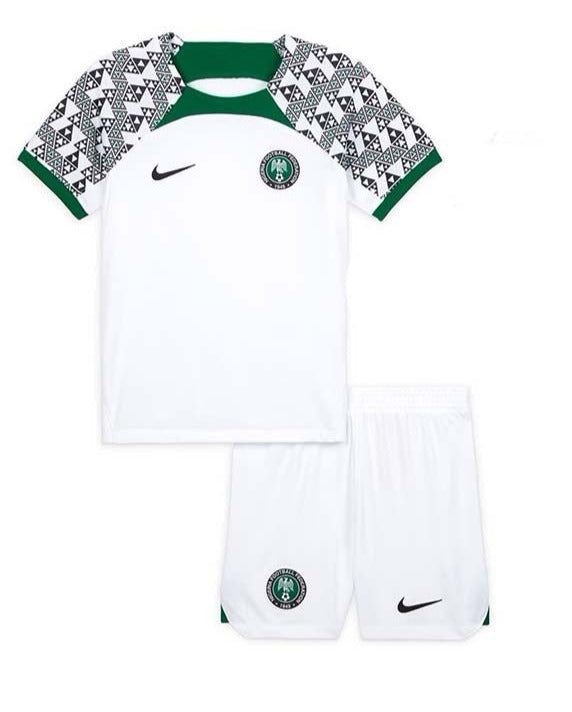 Nigeria International 23-24 Kids [Away Kit] (Comes with Shirt + Shorts)